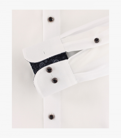 Camasa bumbac barbati CASA MODA Comfort Fit uni alba [1]