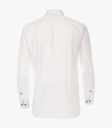 Camasa bumbac barbati CASA MODA Comfort Fit uni alba [3]