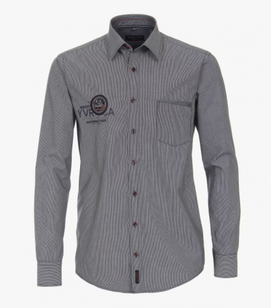 Camasi - Camasa bumbac barbati CASA MODA CasualFit Vancouver dungulite bleumarin