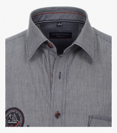 Camasa bumbac barbati CASA MODA CasualFit Vancouver dungulite bleumarin [4]