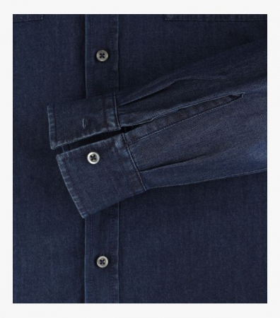 Camasa bumbac stil blugi CASA MODA bleumarin [3]