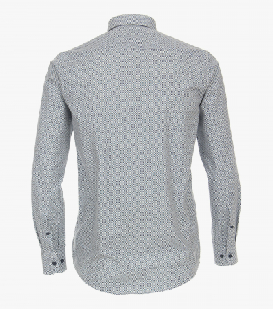 Camasa bumbac barbati CASA MODA CasualFit albastru cerculete [2]