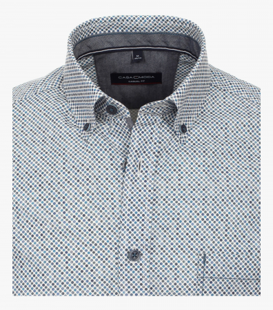 Camasa bumbac barbati CASA MODA CasualFit albastru cerculete [1]