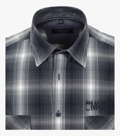 Camasa bumbac barbati CASA MODA CasualFit verde inchis carouri [1]
