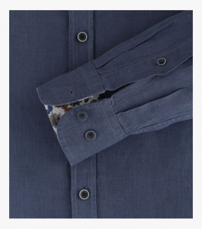 Camasa in tunica barbati CASA MODA CasualFit bleumarin [3]