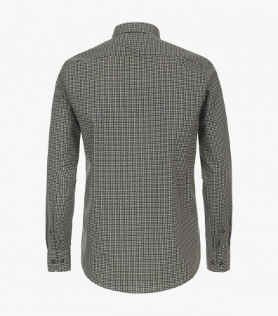Camasa bumbac barbati CASA MODA CasualFit galben print [1]