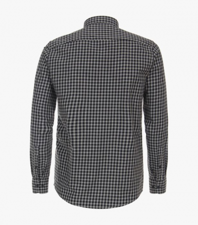 Camasa bumbac barbati CASA MODA CasualFit bleumarin patratele [1]