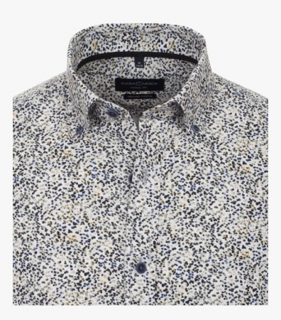 Camasa bumbac barbati CASA MODA CasualFit print albastru [2]