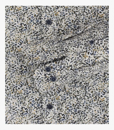 Camasa bumbac barbati CASA MODA CasualFit print albastru [3]