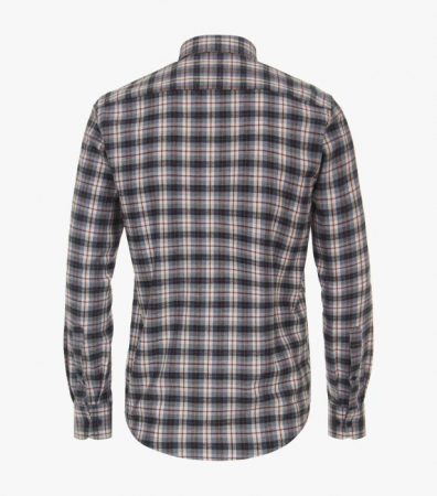 Camasa flanel bumbac barbati CASA MODA CasualFit bleumarin carouri [1]