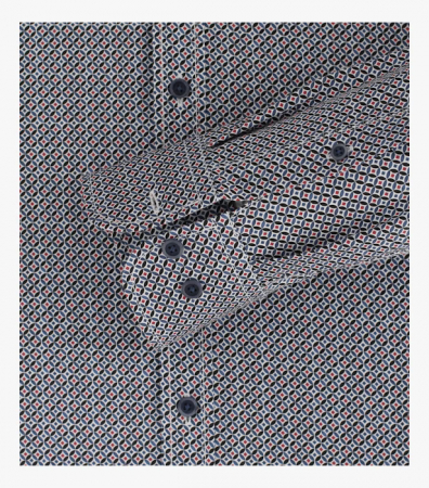 Camasa bumbac barbati CASA MODA CasualFit cerculete albastru [3]