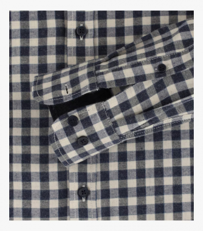 Camasa flanel bumbac barbati CASA MODA CasualFit carouri bleumarin [3]