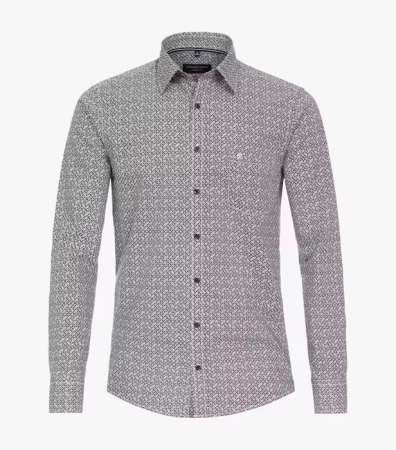 Camasi - Camasa bumbac barbati CASA MODA CasualFit cerculete albastru/visiniu