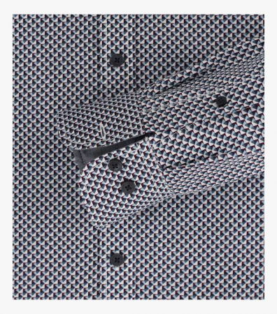 Camasa bumbac barbati CASA MODA CasualFit print bleumarin/bleu [3]