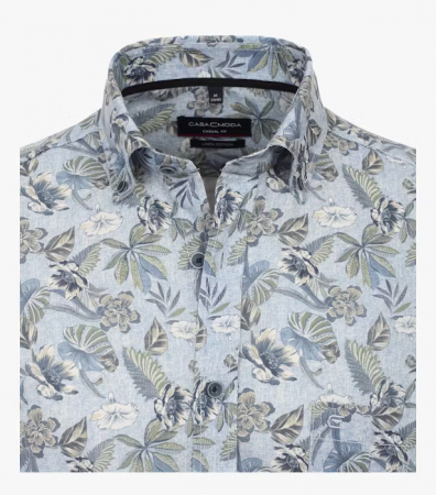 Camasa in/bumbac barbati CASA MODA bleu print floral [2]