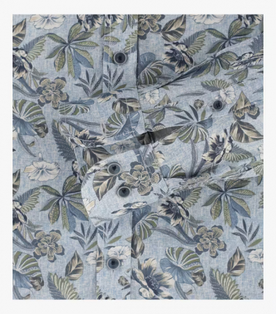 Camasa in/bumbac barbati CASA MODA bleu print floral [3]