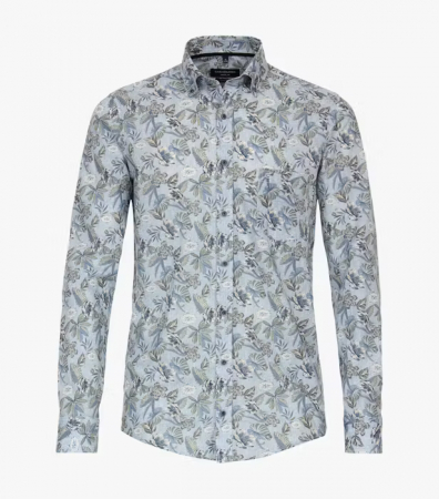 Camasi - Camasa in/bumbac barbati CASA MODA bleu print floral