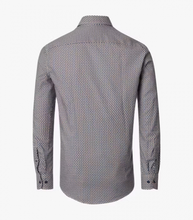 Camasa bumbac barbati CASA MODA albasru print cerculete [1]