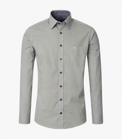 Camasi - Camasa bumbac barbati CASA MODA CasualFit verde bradut