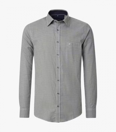 Camasi - Camasa bumbac barbati CASA MODA CasualFit  patratele verde