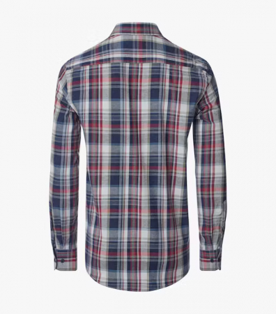 Camasa flanel bumbac barbati CASA MODA carouri rosu/albastru [1]