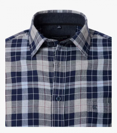 Camasa flanel bumbac barbati CASA MODA carouri gri/albastru [2]