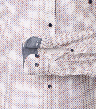 Camasa bumbac oxford barbati CASA MODA CasualFit multicolor cerculete [3]