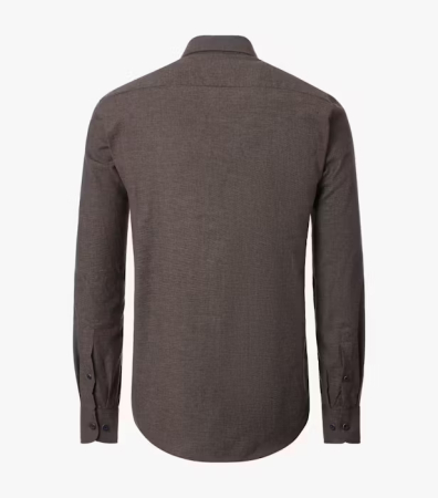 Camasa bumbac barbati CASA MODA CasualFit maro melanj [1]