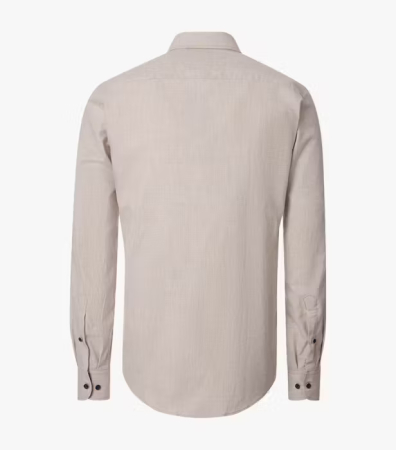 Camasa bumbac barbati CASA MODA CasualFit bej melanj [1]