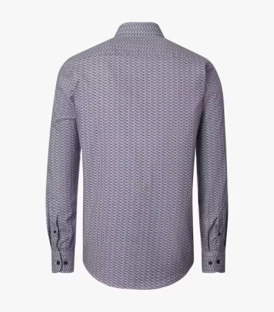 Camasa bumbac barbati CASA MODA CasualFit  multicolor hexagoane [1]