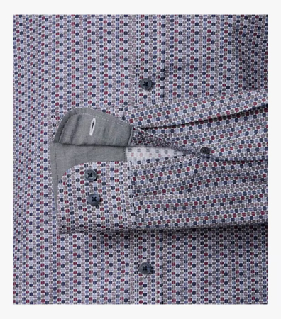 Camasa bumbac barbati CASA MODA CasualFit  multicolor hexagoane [3]