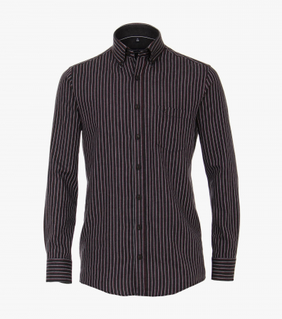 Camasi - Camasa flanela barbati CASA MODA Comfort Fit antracit dungi
