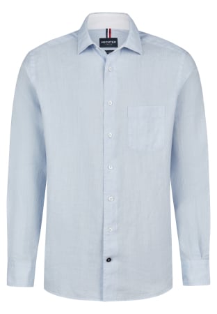 camasi casual - Camasa in/bumbac barbati HECHTER uni bleu