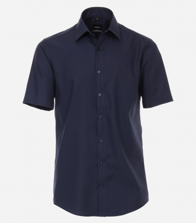 Camasi - Camasa maneca scurta bumbac barbati VENTI ModernFit 001620 bleumarin