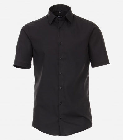 Camasi - Camasa maneca scurta bumbac barbati VENTI ModernFit 001620 negru