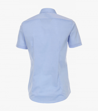 Camasa bumbac barbati maneca scurta VENTI Body Fit bleu [1]