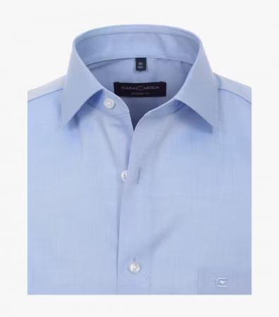 Camasa maneca scurta bumbac barbati CASA MODA 008530 ModernFit bleu [2]