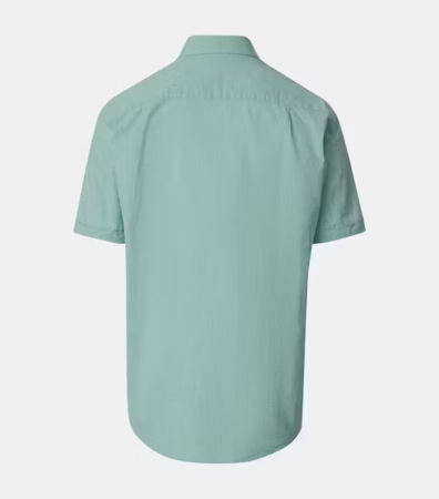 Camasa bumbac/in maneca scurta barbati CASA MODA verde deschis [1]