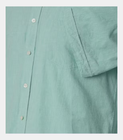 Camasa bumbac/in maneca scurta barbati CASA MODA verde deschis [3]