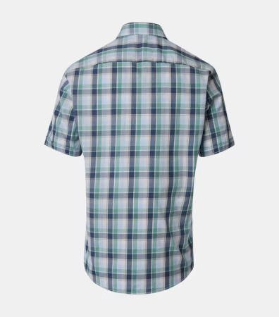 Camasa maneca scurta barbati CASA MODA verde carouri [1]