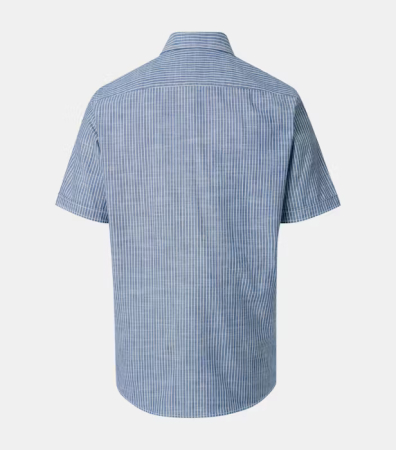 Camasa maneca scurta bumbac barbati CASA MODA albastru dungi [1]