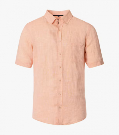 Camasi - Camasa in maneca scurta barbati CASA MODA portocaliu