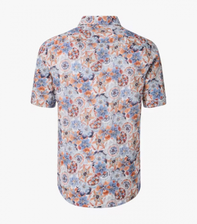 Camasa in/bumbac barbati CASA MODA portocaliu/a;bastru print floral [1]
