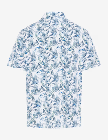 Camasa maneca scurta in/bumbac barbati BRAX HARDY P verde floral [6]