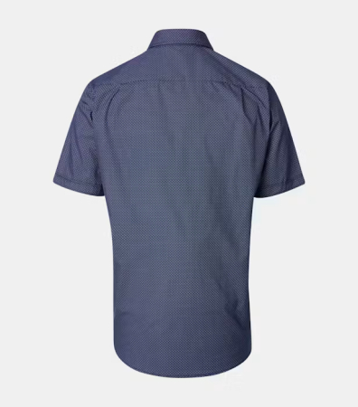 Camasa maneca scurta bumbac barbati CASA MODA CasualFit bleumarin cerculete [1]