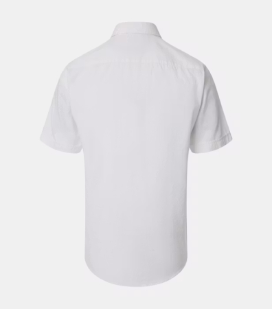 Camasa maneca scurta in/bumbac barbati CASA MODA CasualFit alb [1]