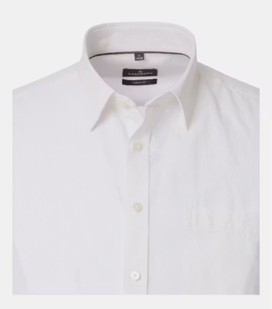 Camasa maneca scurta in/bumbac barbati CASA MODA CasualFit alb [2]