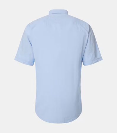 Camasa maneca scurta in/bumbac barbati CASA MODA CasualFit bleu [1]