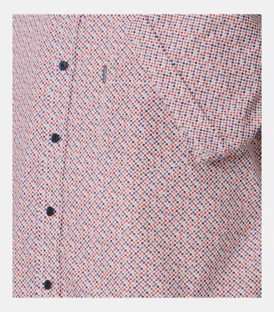 Camasa maneca scurta bumbac barbati CASA MODA rosu buline [3]