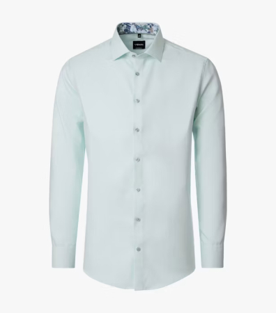 camasi dupa tipul croiului - Camasa bumbac oxford barbati VENTI verde deschis